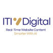 ITI Digital Logo in blue and yellow