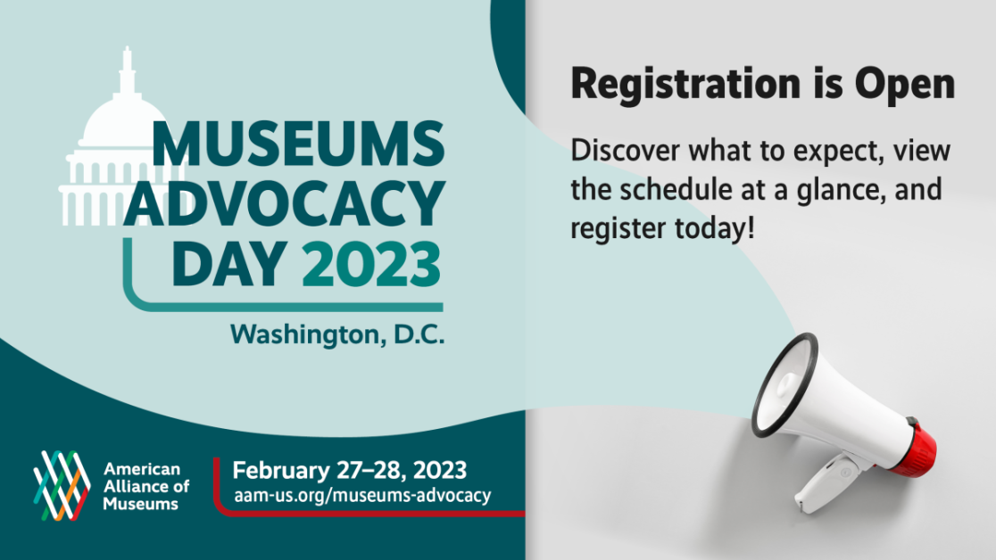 Register for Museum Advocacy Day