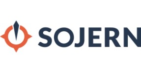 Sojern logo written in blue