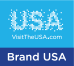'Visit the USA.com - Brand USA" logo
