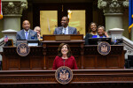 Governor Kathy Hochul delivering the 2024 State of the State Address